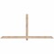 Ekena Millwork Eugene Smooth Timber Gable Bracket, Douglas Fir, 84"W x 38"H x 1 1/2"D x 3 1/2"F, 11/12 Pitch GBW084X38X0204EUG00SDF - alternate 1